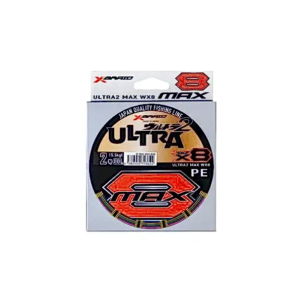 YGK X047 ULTRA 2 MAX PE WX8 150M 6.8KG 0.14 MULTICOLOR
