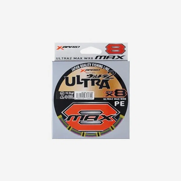 YGK X047 ULTRA 2 MAX PE WX8 150M 8.8KG 0.16 MULTICOLOR