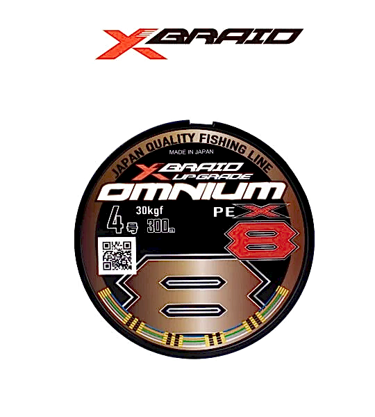 YGK X056 UPGRADE OMNIUM PE X8 300M 30KG 0.33 MULTICOLOR