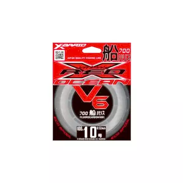 YGK X059 RED OCEAN V6 FC 100M 0.435-11.4KG