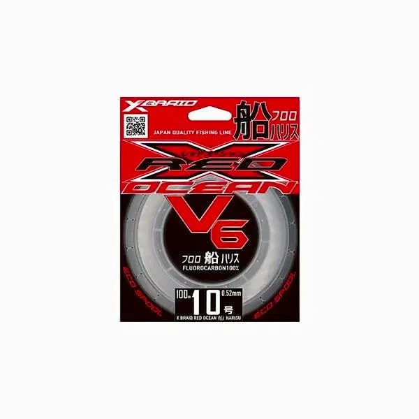 YGK X059 RED OCEAN V6 FC 100M 0.62-22.7KG