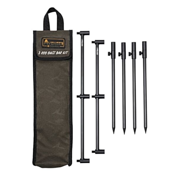 Prologic Avenger Buzz Bar Kit&Caryycase 3 Rod