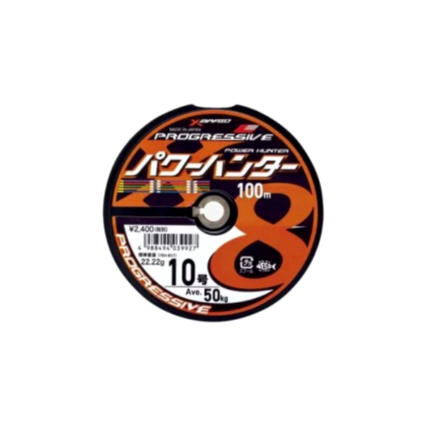 YGK R380 POWER HUNTER PROGRESSIVE PE X8 1800M YEKPARE 33KG 0.41 MULTICOLOR
