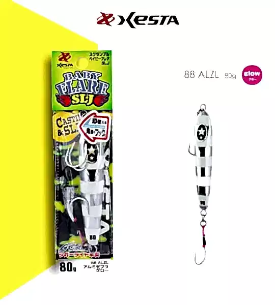 XESTA SCRAMBLE BABY FLARE SLJ 80G JIG ALZL