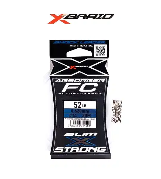 YGK X021 ABSORBER SLIM&STRONG FC 30M 24KG 0.62