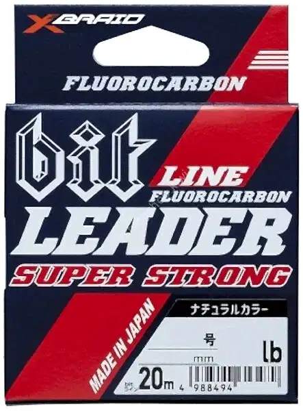 YGK N250 BIT LEADER SUPER STRONG FC 20M 9KG 0.370