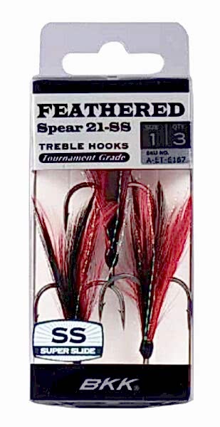 BKK Feathered Spear 21-SS Üçlü Olta İğnesi