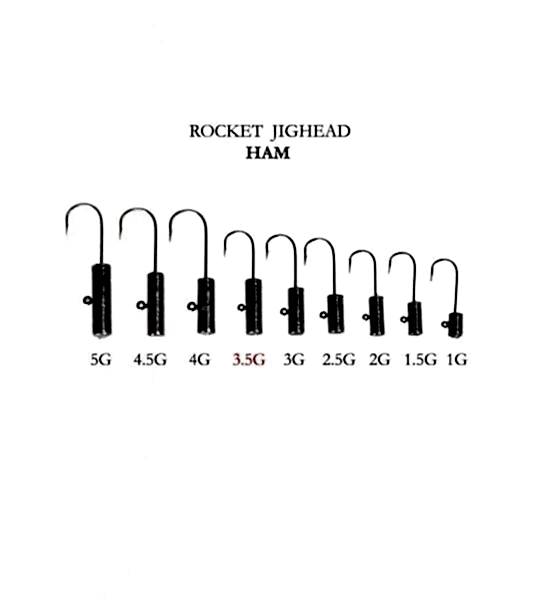 ROCKET JIGHEAD HAM 4P 3.5G