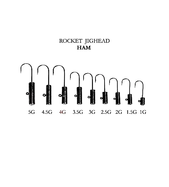 ROCKET JIGHEAD HAM 4P 4G