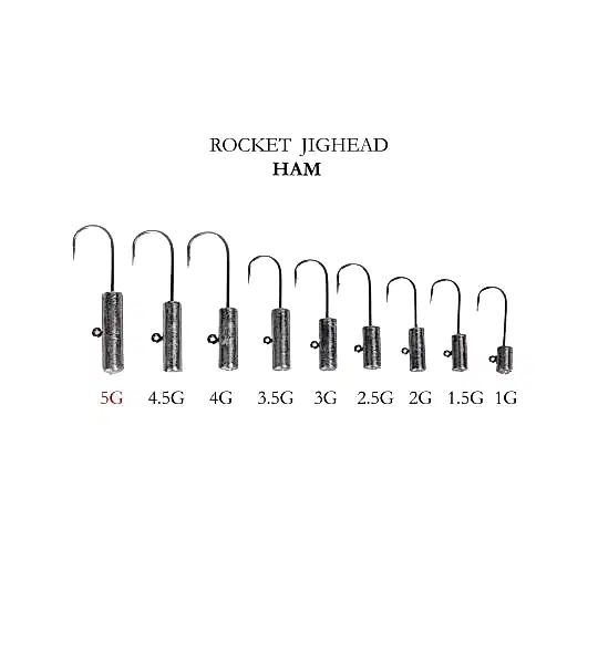 ROCKET JIGHEAD HAM 4P 5G