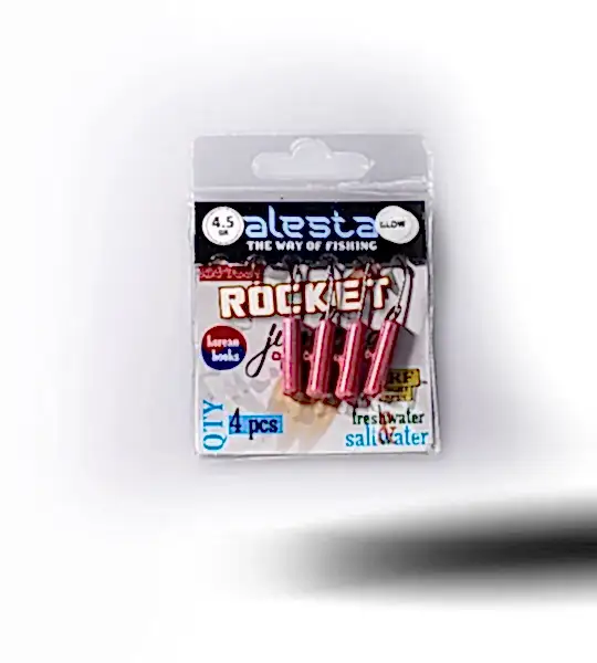 ROCKET JIGHEAD PEMBE GLOW 4P 4.5G