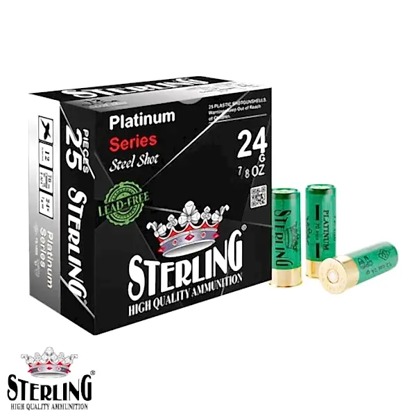 STERLING 12 Cal. Platinum Steel 24 G. No:7 Fişek