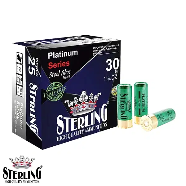 STERLING 12 Cal. Platinum Steel 30 G. No:7 Fişek