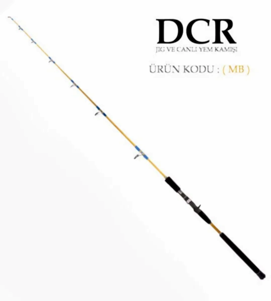 DCR PİRİ REİS TETİKLİ JIG VE CANLI YEM KAMIŞI 185 CM 150-350 HARDAL