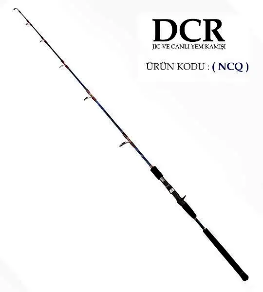 DCR PİRİ REİS TETİKLİ JIG VE CANLI YEM KAMIŞI 185 CM 150-350 LACİVERT