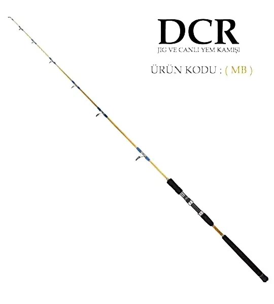 DCR PİRİ REİS JIG VE CANLI YEM KAMIŞI 185 CM 150-350 HARDAL