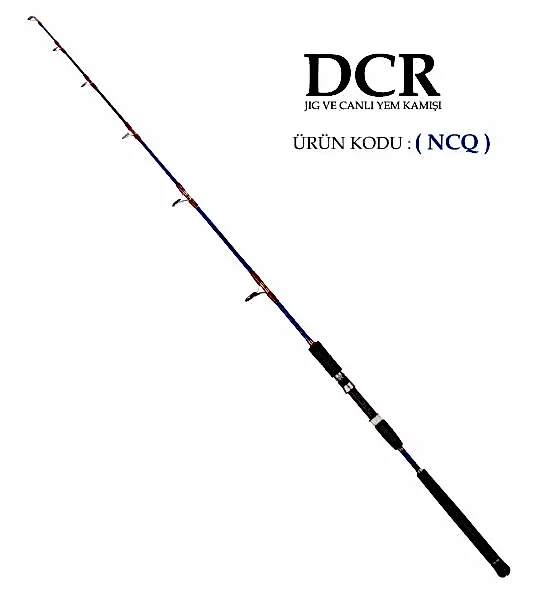DCR PİRİ REİS JIG VE CANLI YEM KAMIŞI 185 CM 150-350 LACİVERT