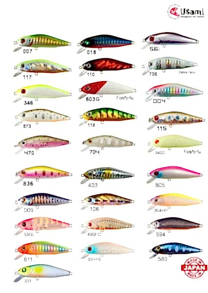 Usami Minn Shad 58F-SR 4.6 G Maket Balık