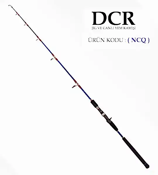 DCR HİLAL TETİKLİ JIG VE CANLI YEM KAMIŞI 185 CM 100-300 LACİVERT