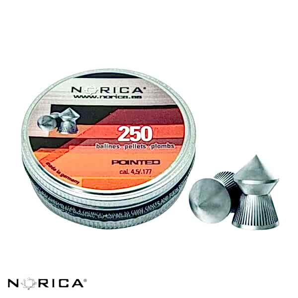NORICA Pointed 4,5 mm  Havalı Saçma *250