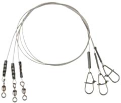 Savage gear Carbon49 Trace 40 cm 0.60 mm 16 kg Swivel/Needle Snap 3 Adet