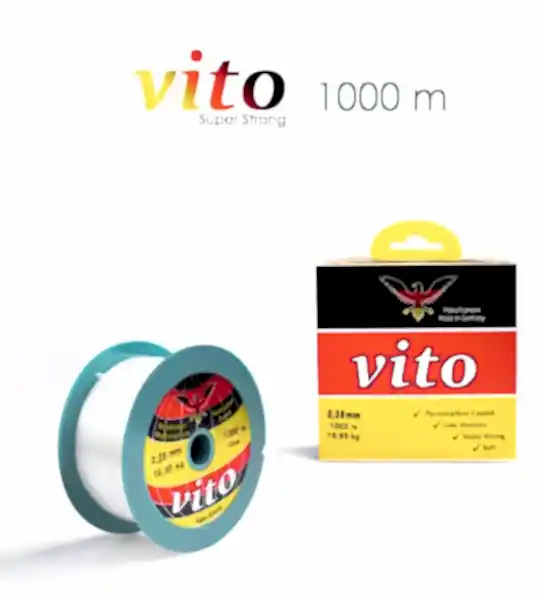 VİTO 0,28 1000M BOBİN MİSİNA ŞEFFAF