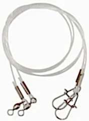 Savage gear Regenerator Trace 50 cm 0.85 mm 20 kg Swivel/Needle Snap 3 Adet