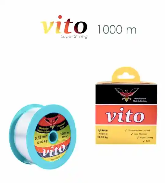 VİTO 0,35 1000M BOBİN MİSİNA ŞEFFAF
