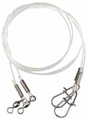 Savage gear Regenerator Trace 100 cm 0.85 mm 20 kg Swivel/Needle Snap 3 Adet