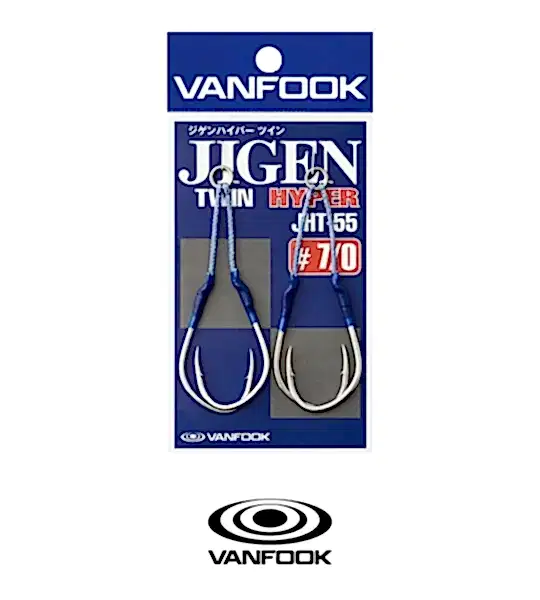 VANFOOK JHT-55 JIGEN HYPER TWIN ASSIST 2P #7/0