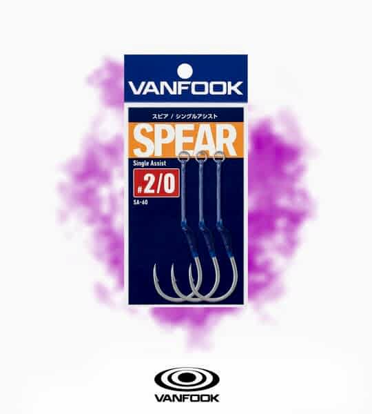 VANFOOK SA-60 SPEAR SINGLE ASSIST 3P #2/0