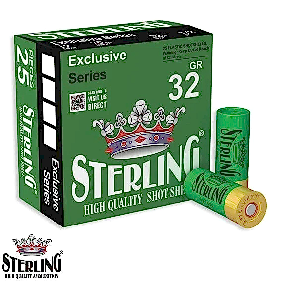 STERLING 12 Cal. 32 G. No: 02 Av Fişeği