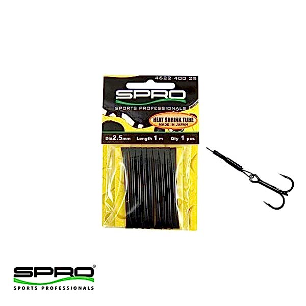 T.D. SPRO Heat Shrink Tube BK 1M 2.0MM Düğüm Koruyucu