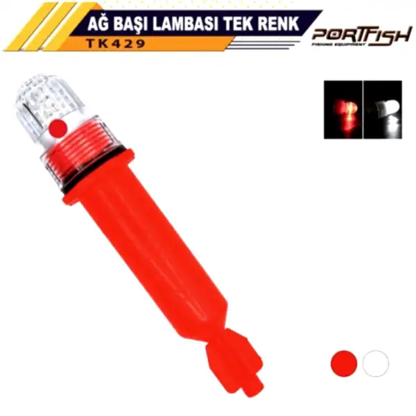 Portfish Ağ Başı Lambası Tek Renkli