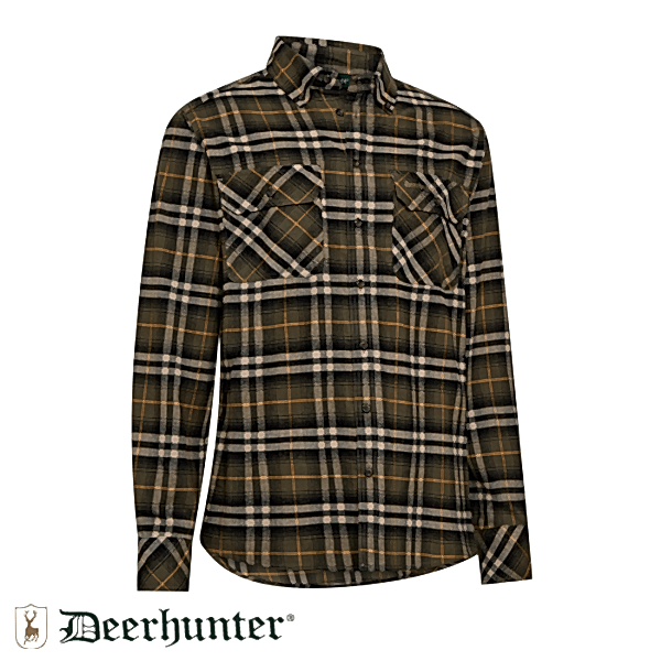 DEERHUNTER Carson Yeşil Kareli Gömlek 43/44