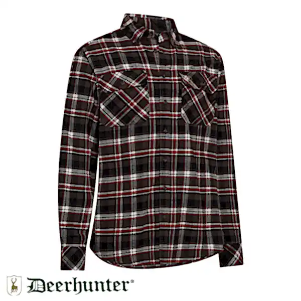 DEERHUNTER Nathan Kahverengi Kareli Gömlek 39/40