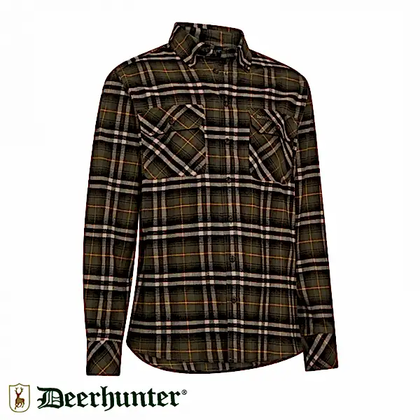 DEERHUNTER Carson Yeşil Kareli Gömlek 39/40