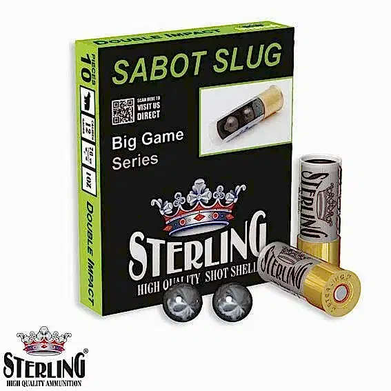 STERLING 12 Cal. Sabot Slug Tek Kurşun Av Fişeği