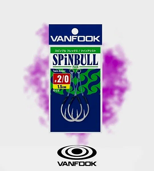 VANFOOK FT-1.5 SPINBULL FLEX ASIS 1.5 CM 2P #2/0