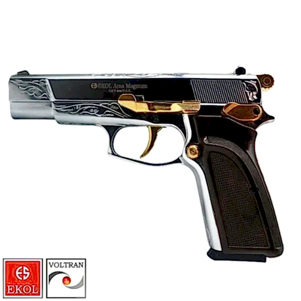 EKOL Aras Magnum P. Beyaz Altın İş. Ses Tabancası