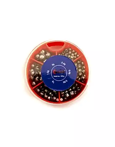 Captain Kutu Kurşun Seti 6590 Yuvarlak Yarık 100gr