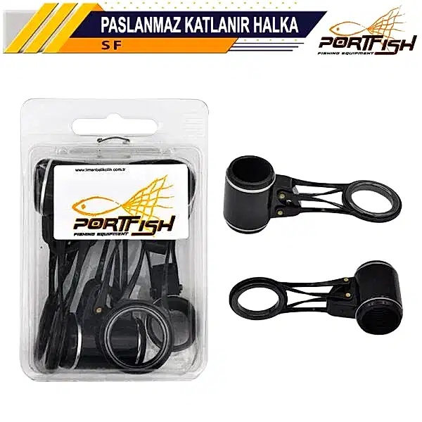 Portfish Paslanmaz Porselen Surf Katlanır Halka 5 Li Pkt