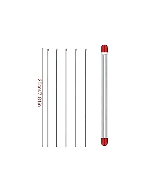 Captain 7657 Yem Şişi 1mm Canlı Yem Takmak İçin 25cm İnox Şiş 5li Paket