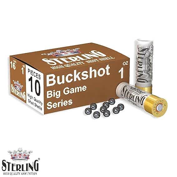 STERLING 16 Cal. Buckshot-Şevrotin Av Fişeği