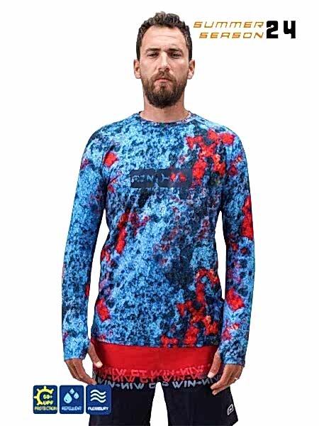 Fujin Pro Angler S24 T-Shirt Red Reef