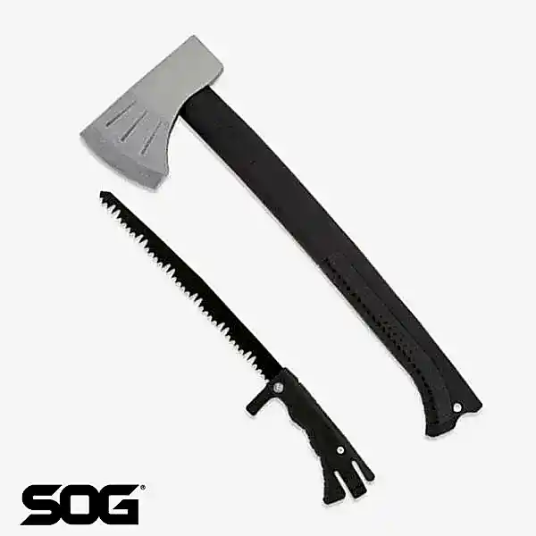 SOG F17N Backcountry Axe Balta ve Testere Seti