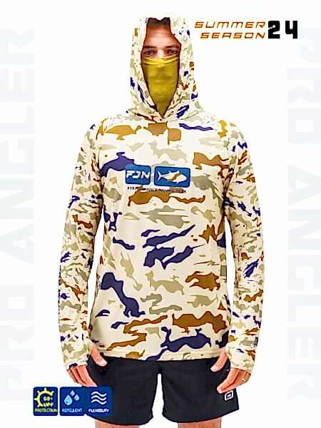 Fujin Pro Angler S24 Buff&Hoodie Natural Camo