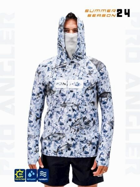 Fujin Pro Angler S24 Buff&Hoodie Black Fish