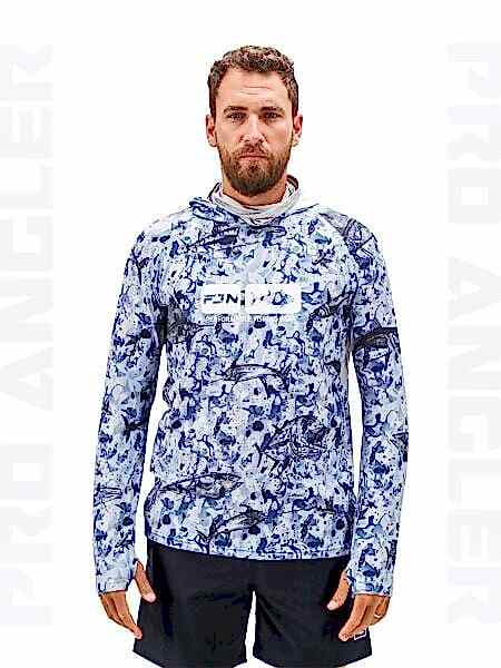 Fujin Pro Angler S24 Buff&Hoodie Black Fish