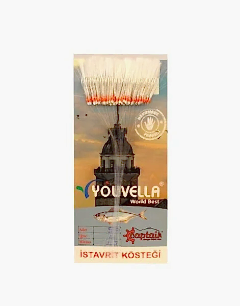 Çinekop Kösteği UV-GLOW Simli Youvella Kartonda 50 İğne 0.25mm Köstek